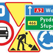 reflektierende Verkehrszeichen